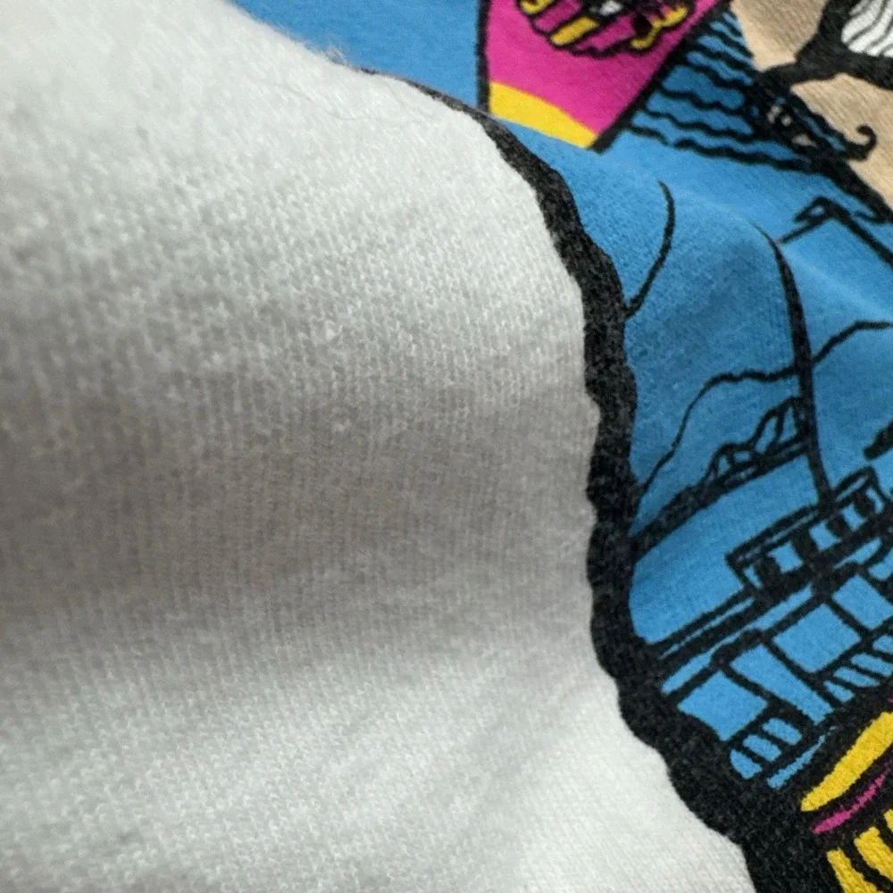 Vintage Mel And The Party Hats Large T Shirt Band Music 30 Years 1985-2015 White - Picture 15 of 15